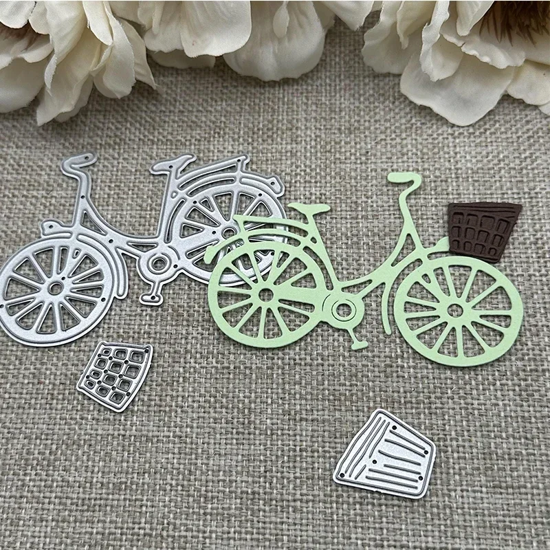 Fahrrad-Dekoration, Metall-Stanzformen, Schablonen für DIY-Scrapbooking, dekorative Handarbeit, Stanzform, Schablonenform