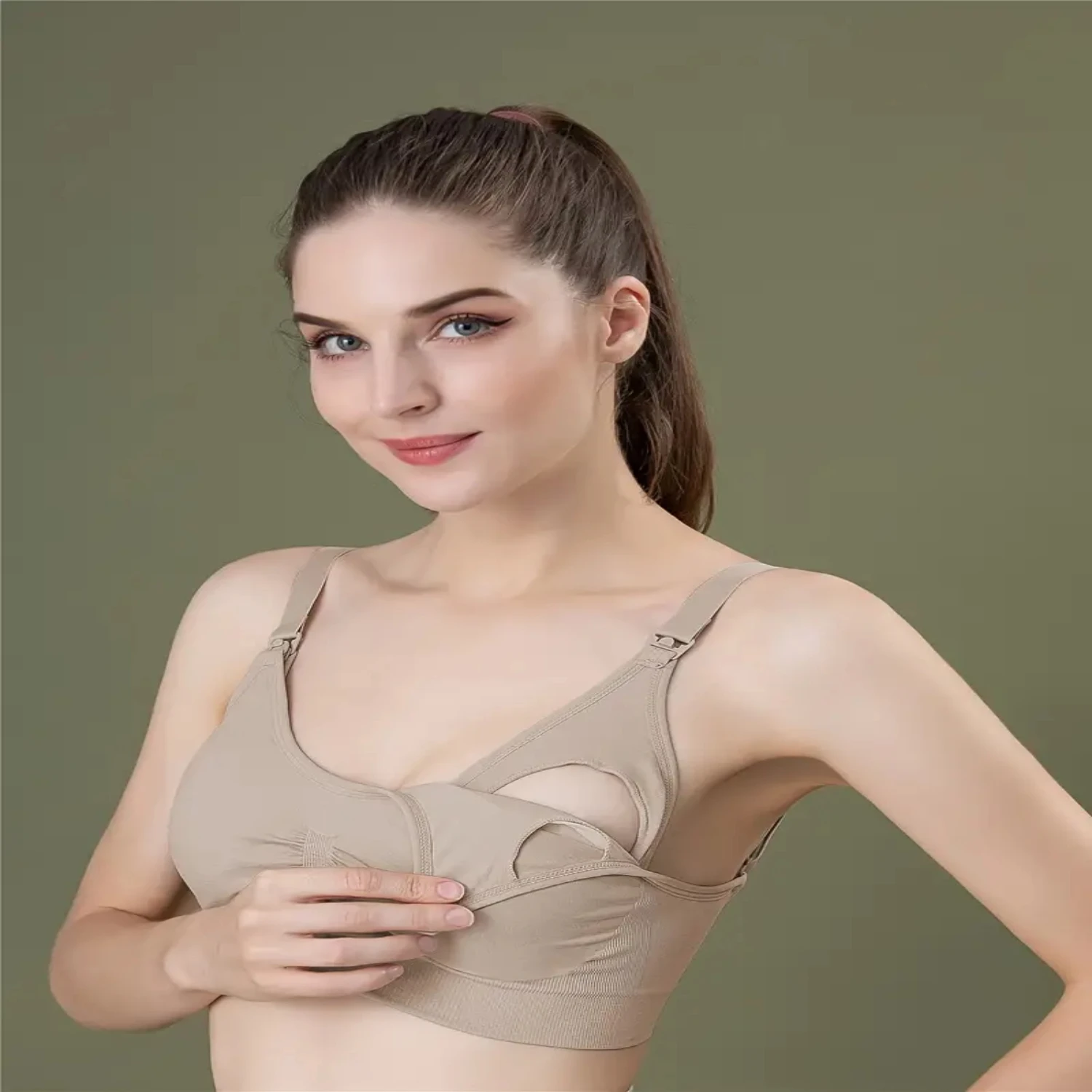 Maternity Nursing Push Up No Steel Ring Nursing Bra Maternity Wear