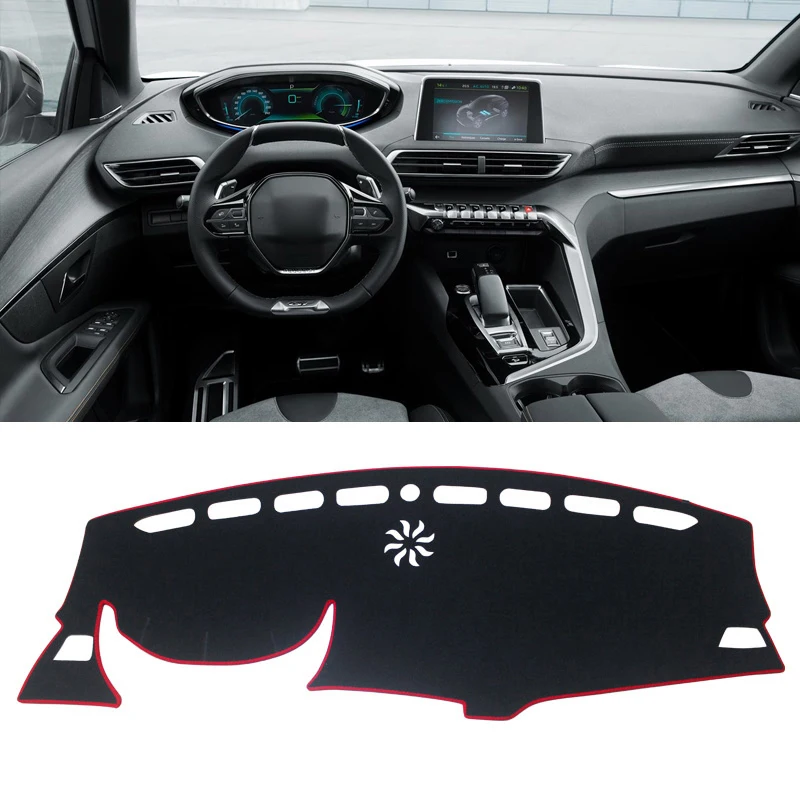 Premium Car Dashboard Cover Mat - Anti-UV Light-Blocking Protection Carpet
