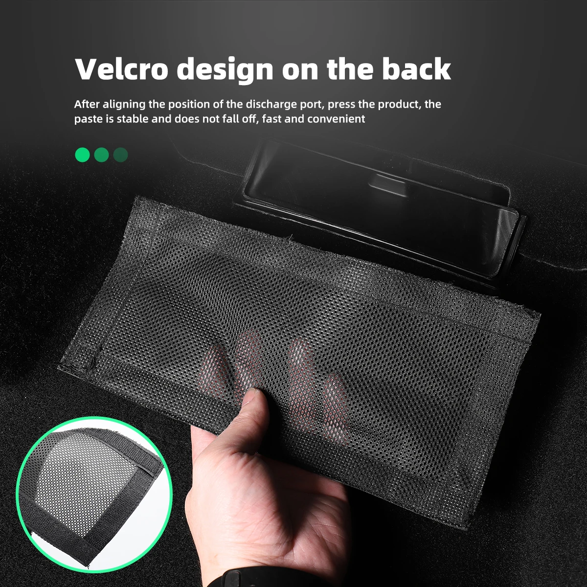 Car Air Vent Cover LUCKEASY For Tesla ModelY-Under Seat Air Outlet Anti-clogging Net Car Air Vent Protective Cover Trim Accessories