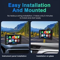 Portable Touch Screen 7inch IPS CarPlay Android Auto Car Radio Multimedia Video Player GPS Navigation  Wifi  Rear View Camera - Image 4