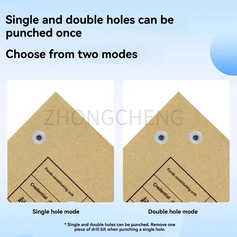 새로운 HZ2108 이중 구멍 재무 영수증 바인딩 기계 레이저 포지셔닝 재무 영수증 핫 리벳 및 바인딩 기계