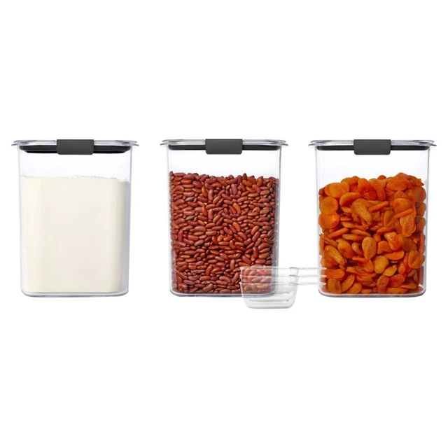 Steel 3PC Airtight Food Storage POP Container Set - New Kitchen Store