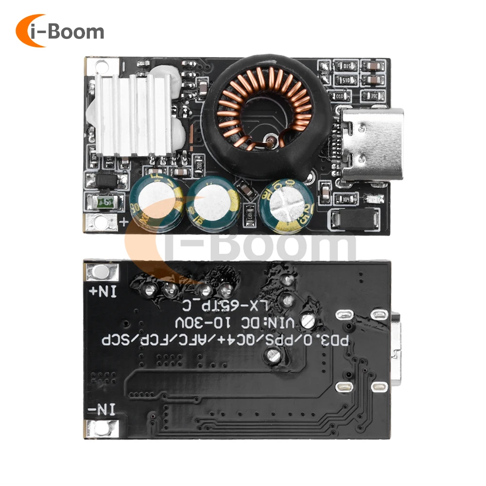 

67W Fast Charging Module Type-C Fast Charging Pad Buck Module PD3.0 QC3.0 FCP AFC and other Multi-Protocol DIY Phone Charger