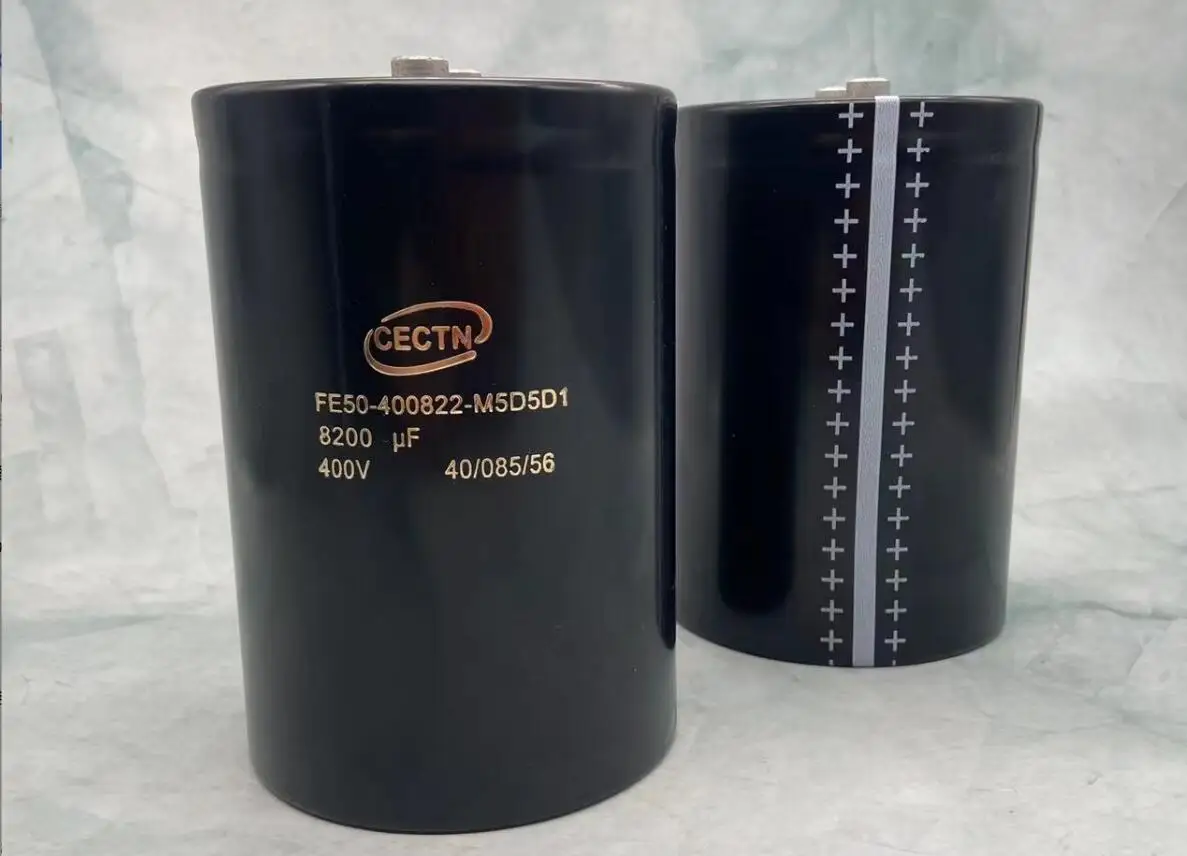 Capacitor Eletrolítico de Alumínio Original Novo Fe50400822-m5d5d1 8200uf400v