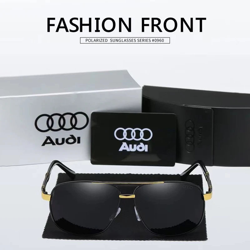 Audi A4 A6 A8 Q5 Q7 편광 선글라스를 운전하는 하이 엔드 럭셔리 남성, 브랜드 럭셔리 눈부심 방지, 남성 및 여성 드라이버 고글