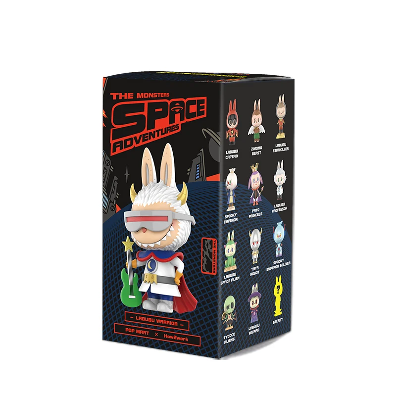 POPMART Labubu The Monsters Space Advanture Series Figuras de acción Caja sorpresa Coleccionable Lindo juguete kawaii Regalos de cumpleaños