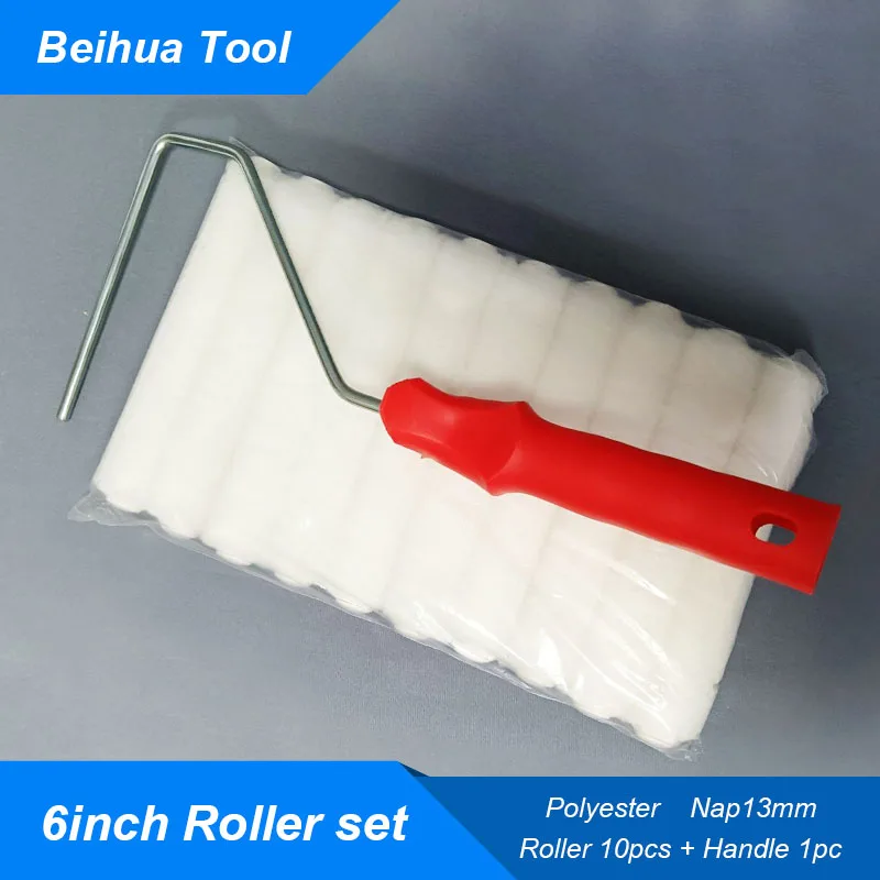 Paint Roller Brush Kit 11PCS/set 6inch For Wall Decoration paint roller brush