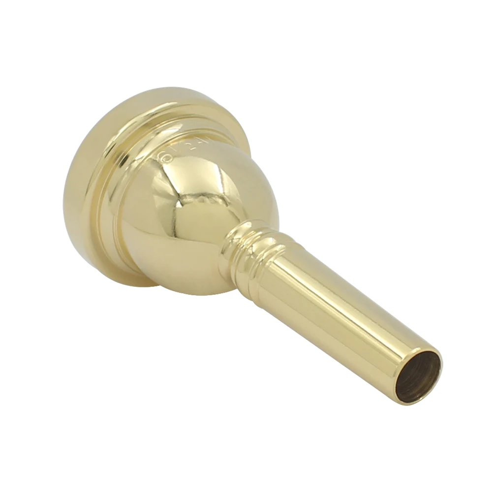 Description Picture 6 of item6 1/2AL Alto Trombone Mouthpiece Gold Silver Plated Brass Musical Instrument Accessory Small Handle Alto Trombone Mouthpiece