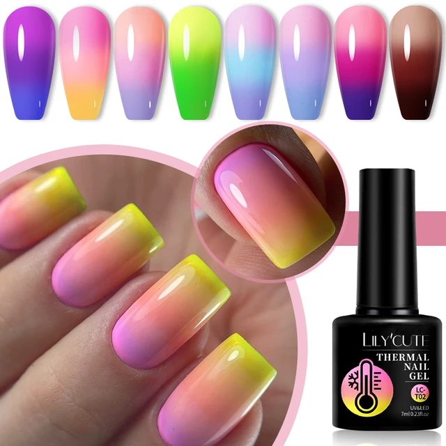 Temperature Changing Colour Nail Polish Gel