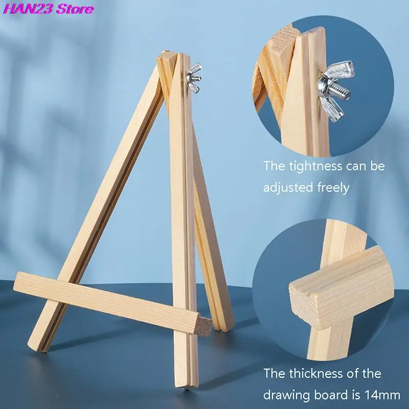 New 1PC Mini Easel Frame Creative Triangle Wedding Table Card Stand Display Holder Children Painting Craft Artist Supplies 1pc mini easel frame creative triangle wedding table card stand display holder children painting craft artist supplies
