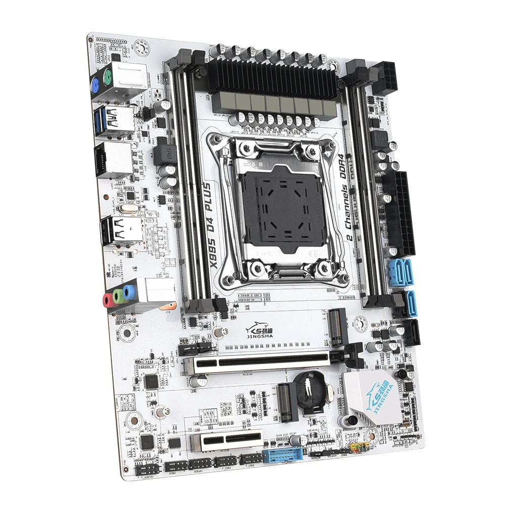 JINGSHA X99 D4 PLUS LGA 2011-3 XEON X99 마더보드, 인텔 E5 2680 V4 2*16G DDR4 ECC 메모리, 256GB SSD 및 쿨러 콤보 키트