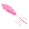 50CM Feather Spanking Paddle Horse Whip fo Horse Equestrian Riding,Cosplay Performance Props 2