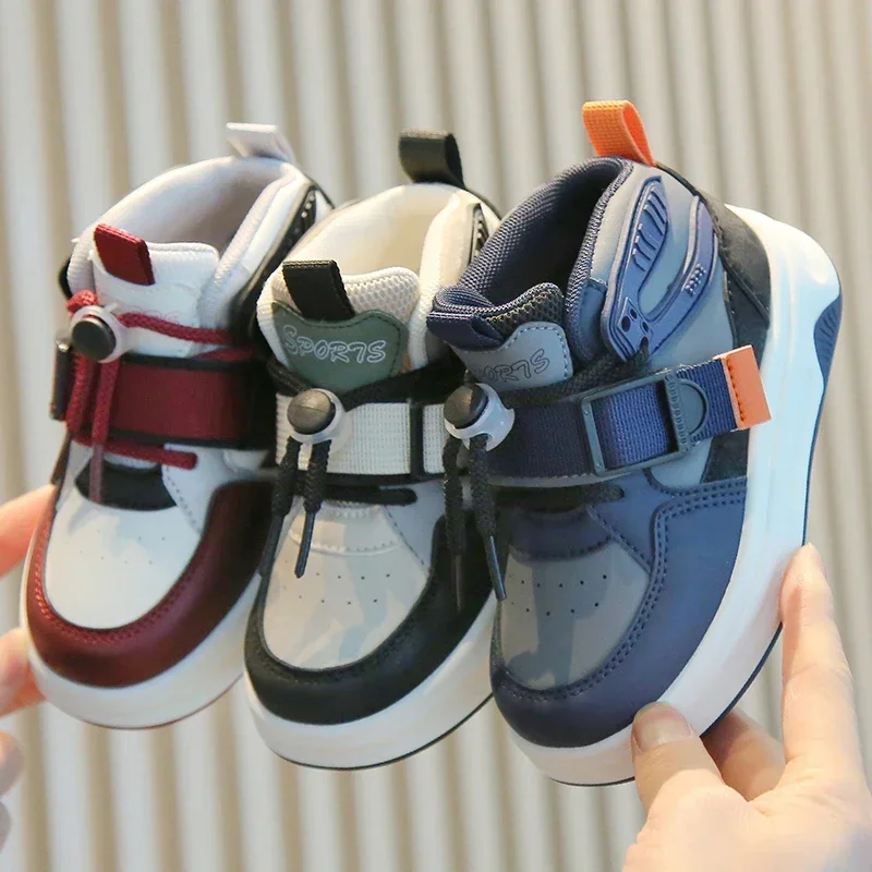 High Top Kids Sports Shoes for School and Casual Wear