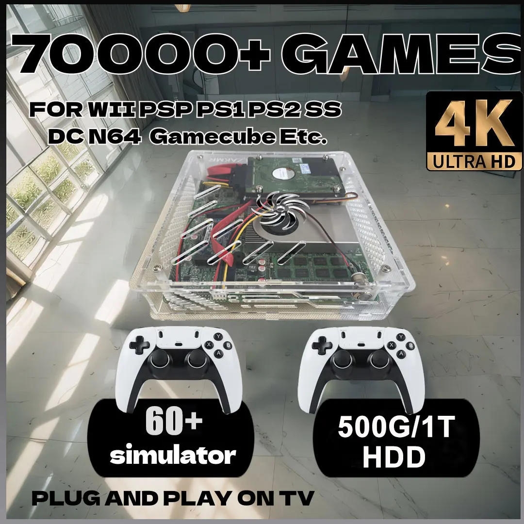 LZAKMR I3-3110M Retro Super Console U7 1T HDD over 70000+ Classic