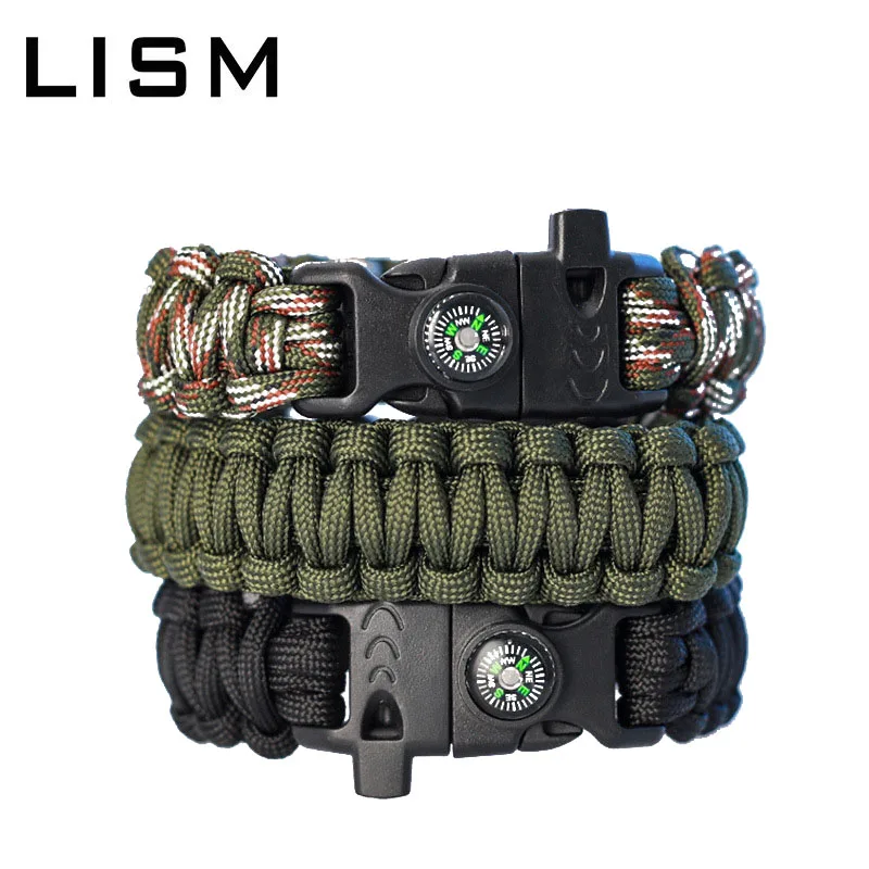 Survival Watch Paracord Survival Bracelet-Length Adjustable,Loud - Main Image