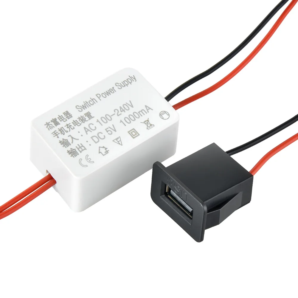 

USB-порт для прикроватных столиков, спальни и деревянных украшений, 5 Вт, 2,1 А