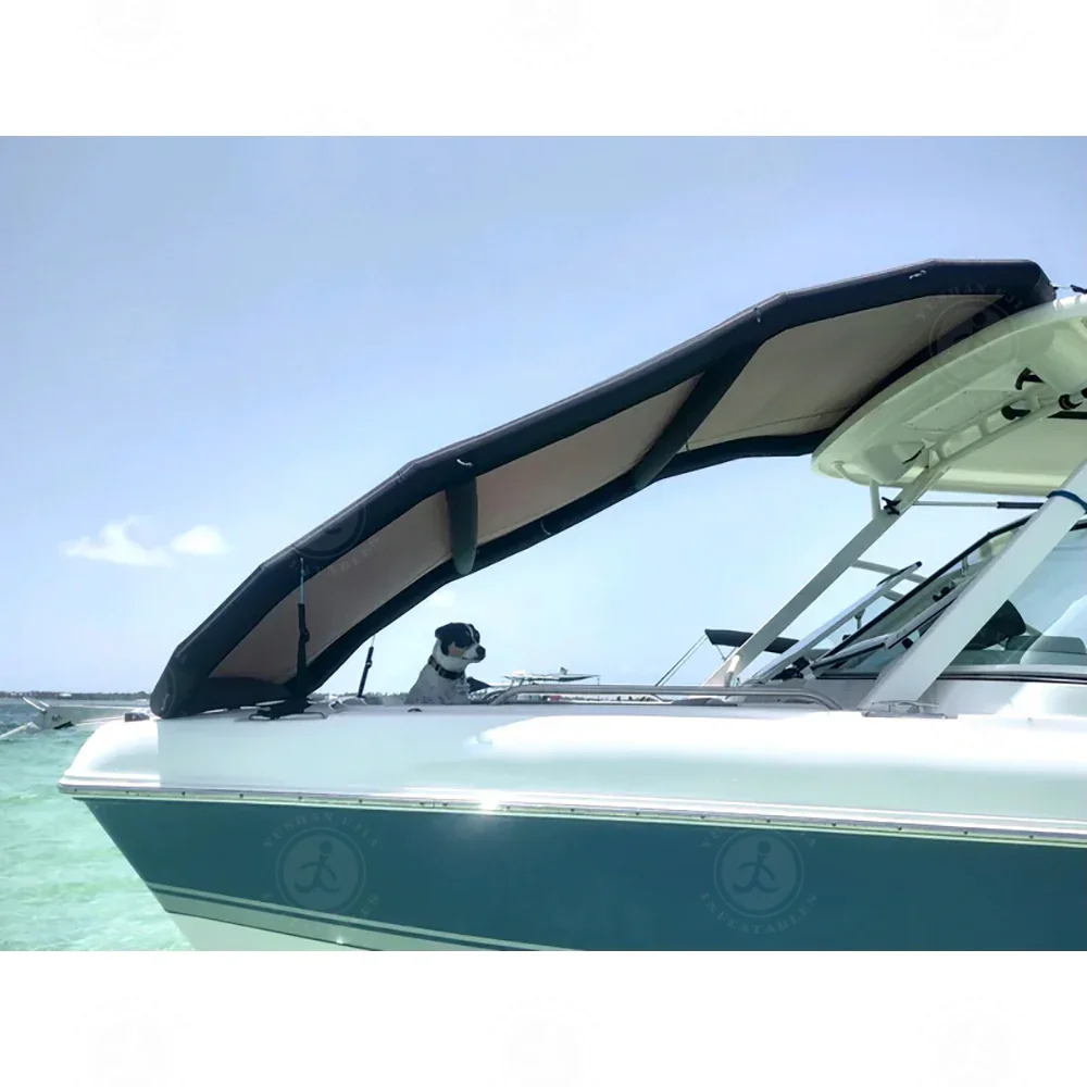 High Quality Waterproof Sail Awning Yacht Boat Inflatable Canopy Cover Inflatable Sun Shade Tent