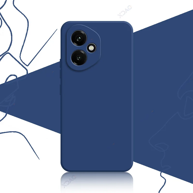 Premium Liquid Silicone Shockproof Phone Case - 360° Soft Protective Back Cover