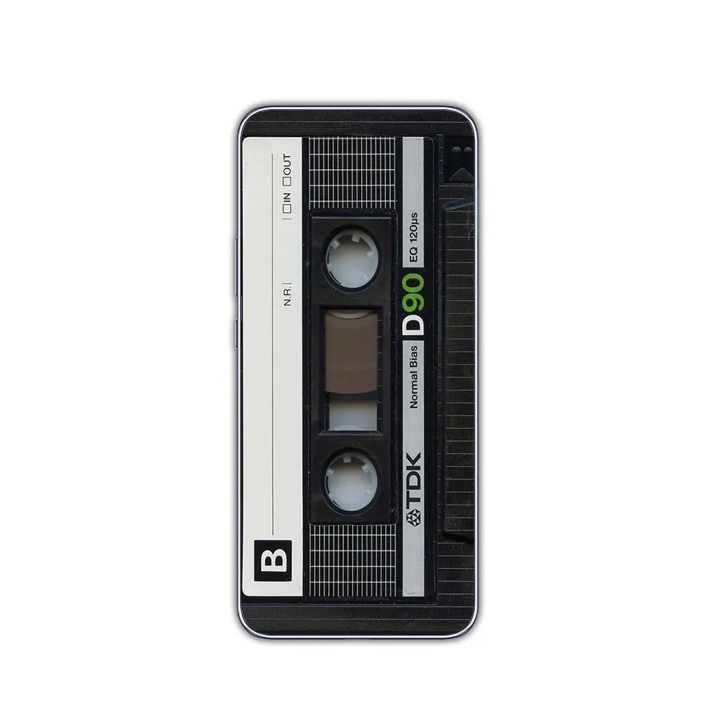 Vintage Cassette Tape Design Phone Case – Soft, Protective Casing