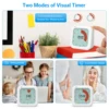 ORIA Visual Timer Digital Countdown Timer 60-Minute Silent Classroom Timer Management Tool for Home School Office Kitchen 4