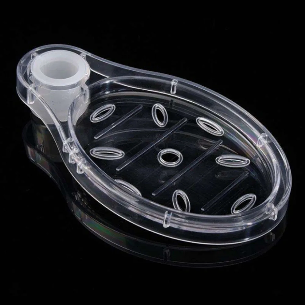 Description Picture 3 of item1PC 22/25mm Plastic Soap Dishes Box Soap Holder Shower Rod Slide Bar Storage Rack Transparent Holder Bathroom Accessory