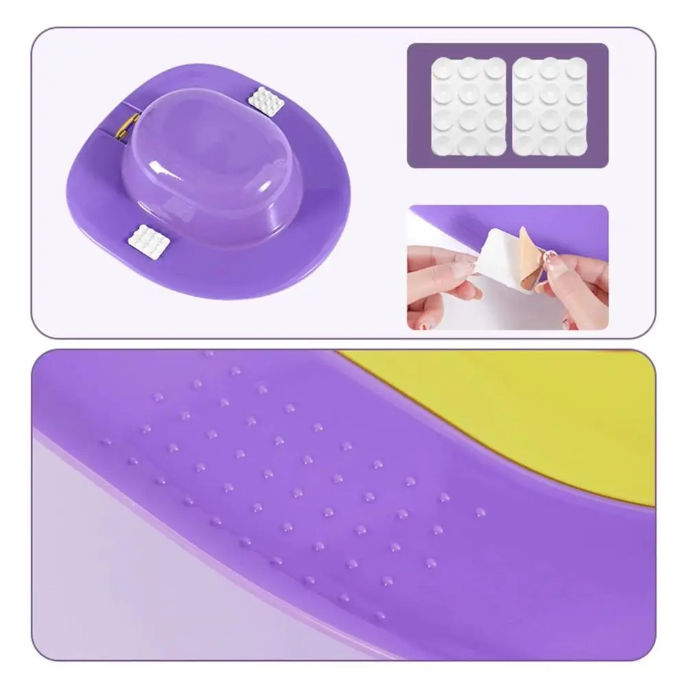 Portable Pet Toilet Trainer Washable Non-slip Cat Toilet Training Removable Weight-supporting Cat Urinal Potty Travel