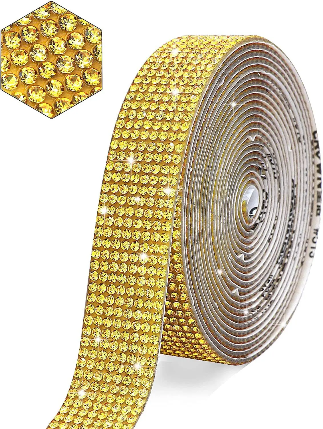 Self-Adhesive Crystal Rhinestone Ribbon for DIY Crafts and Decorations
