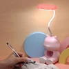 Creative Cute Cat Flexible Led Study Desk Lamp with Phone Holder Bedside Color Adjust Table Lamp for Kids Student Room 2