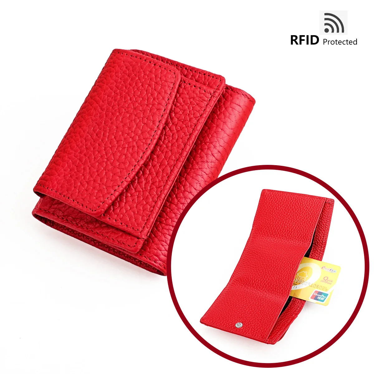  PAULO SERINI® Wallet Women - Womens Wallet with Coin Purse -  Card Holder 9 Cards - Wristlet - Vegan Wallets for Women - Birthday Gifts  for Women - Billeteras de Mujer 