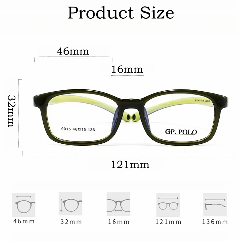 YIMARUILI Children Eyeglass Frame Boy Girl Optical Prescription Glass Frames for kids glasses optical spectacle frames