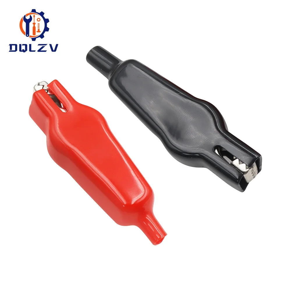 20A Alligator Clips Double-end USB Charging Battery Crocodile Clips for Electrical Jumper Wire Test Clip Red Black 2PCS alligator clips test clip alligator clip adapter