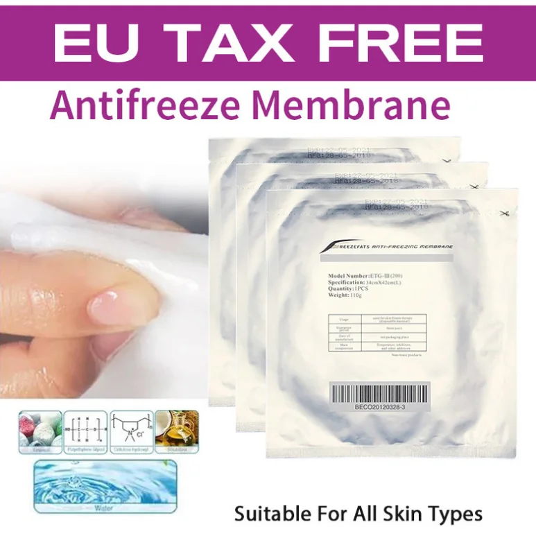 

High Quality Anti Freeze Gel Pad Cryo Anti Freeze Membrane With Msds For Cryopolysisi Slimming Loss Weight Equipment