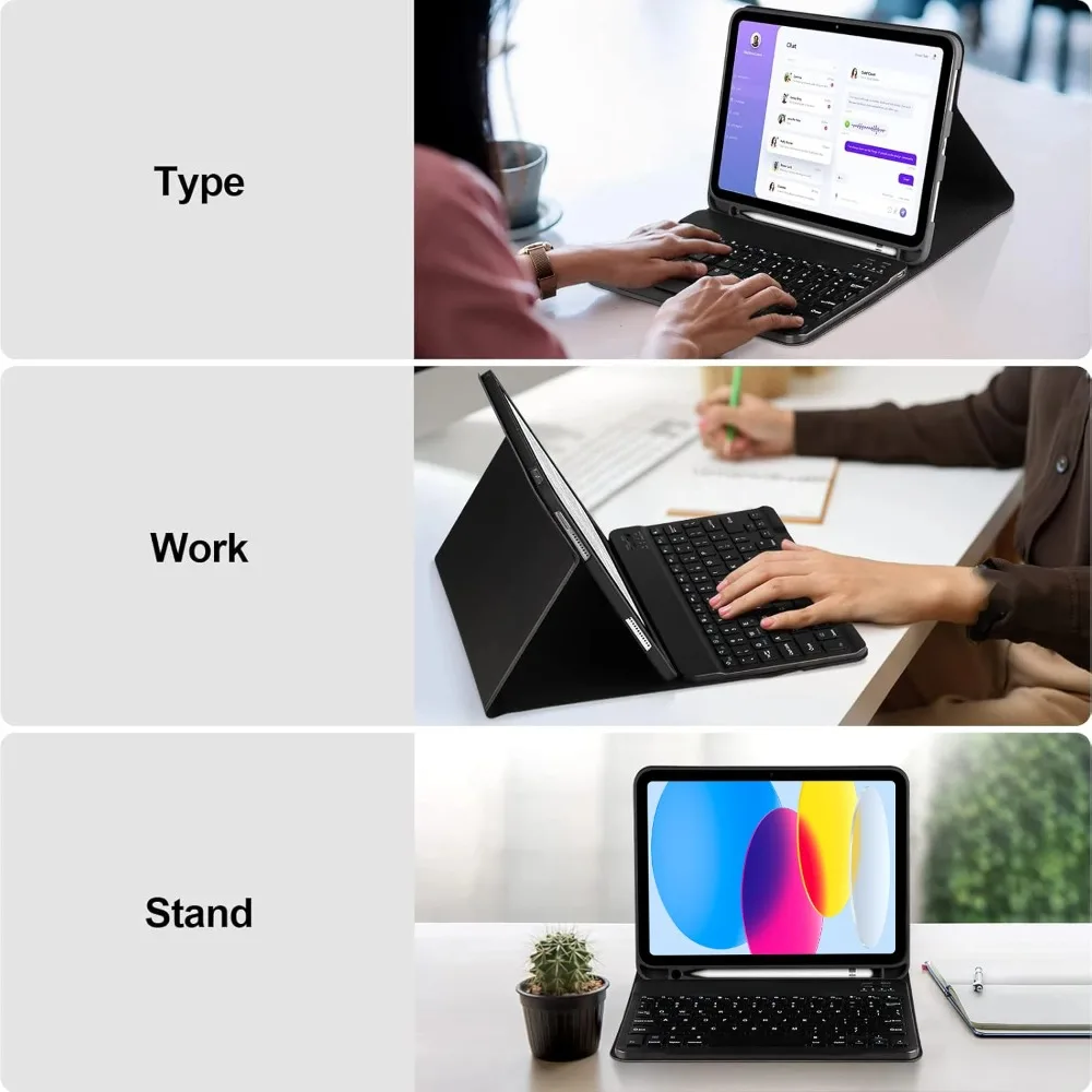 Premium Wireless Detachable Keyboard Case