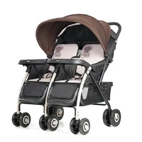 703A twin baby stroller Sitting, lying and folding stroller Lightweight and high-view