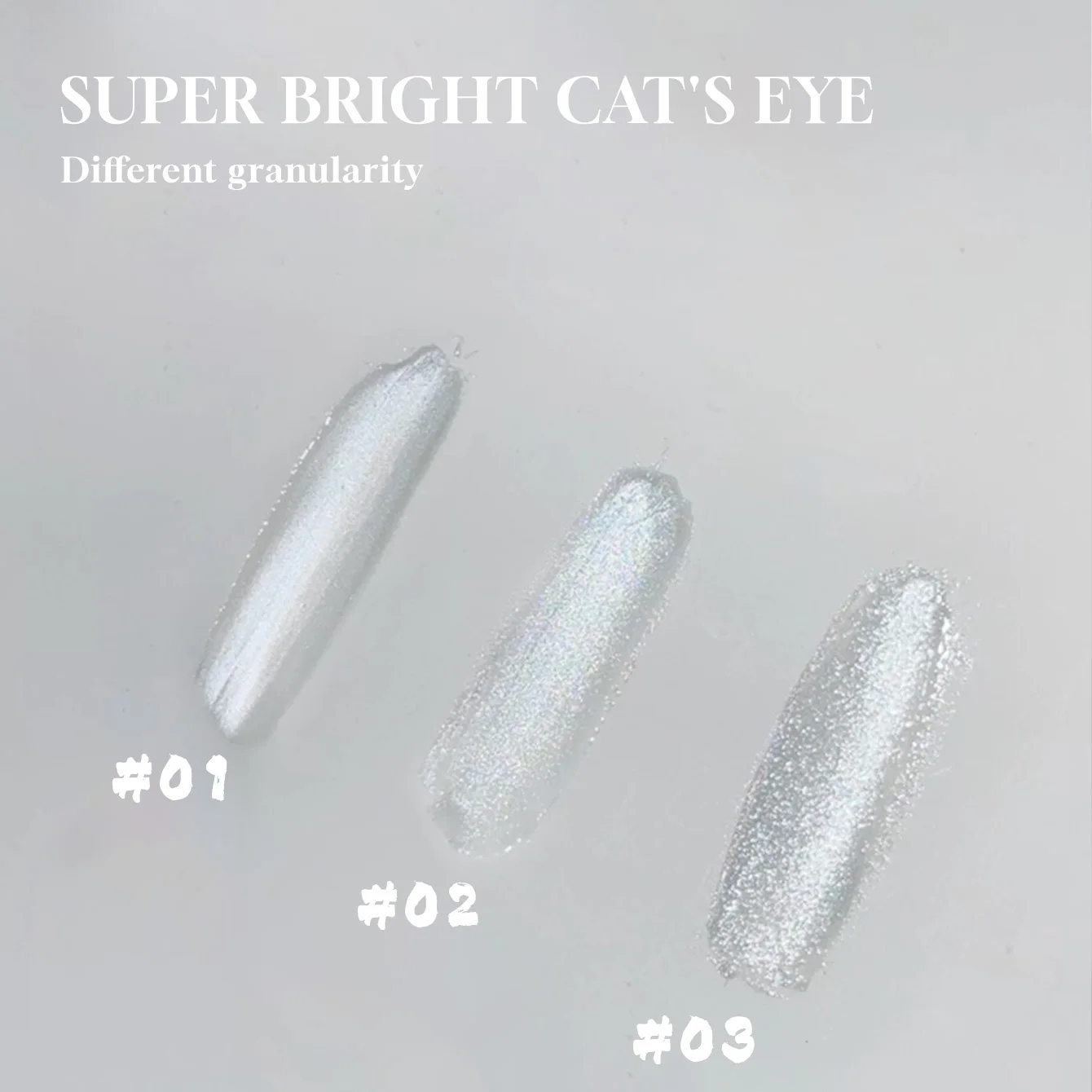 MIANEL 10ML 스프링 스파클링 워터리 화이트 글래스 비즈 캣아이 젤 네일 폴리쉬 클리어하고 다재다능한 화이트 네일
