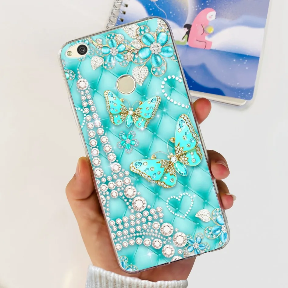Floral Love Heart Soft Silicone Clear Phone Case