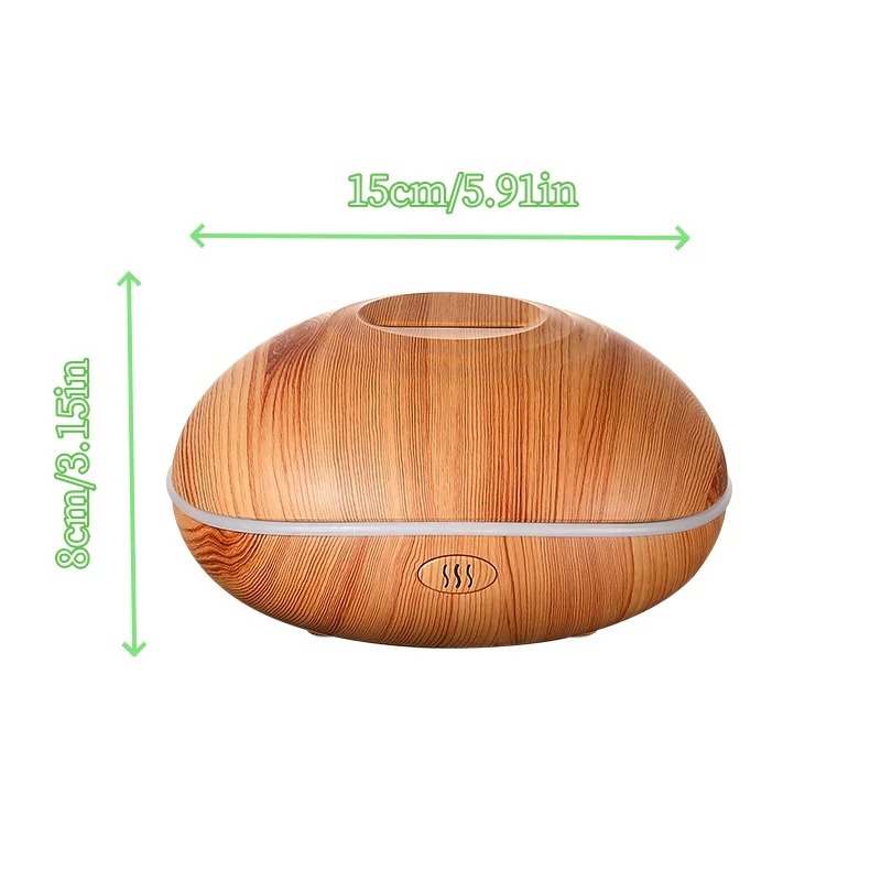 7-color simulation flame fragrance humidifier 2-in-1 home appliance with large mist volume USB flame humidifier desktop creative 6