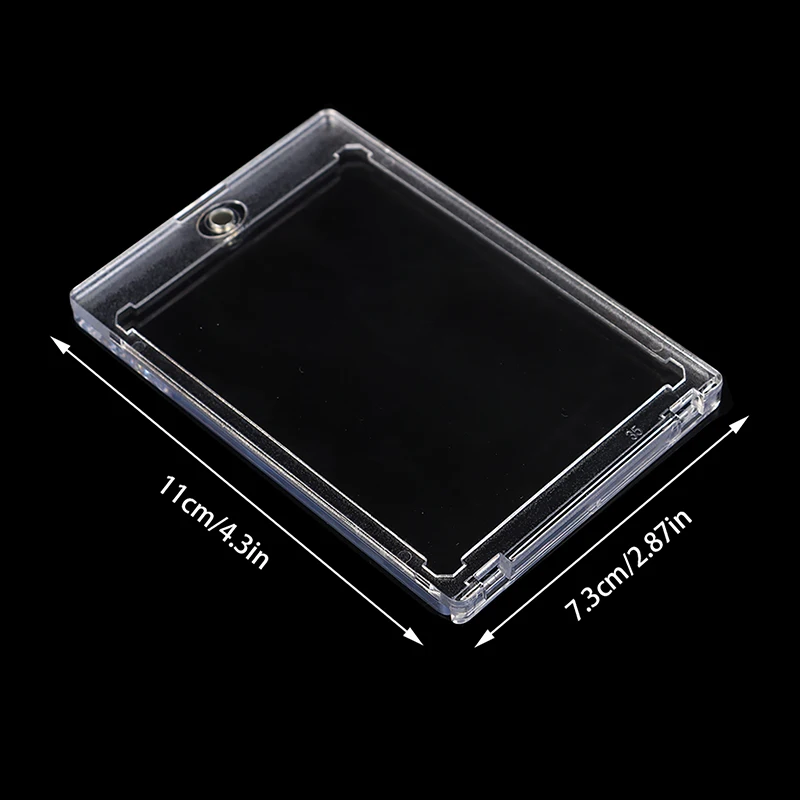 Magnetic Card Holder With Card Stand 35Pt For Trading Cards Baseball Protector Case Magnet Top Loaders Sports Cards