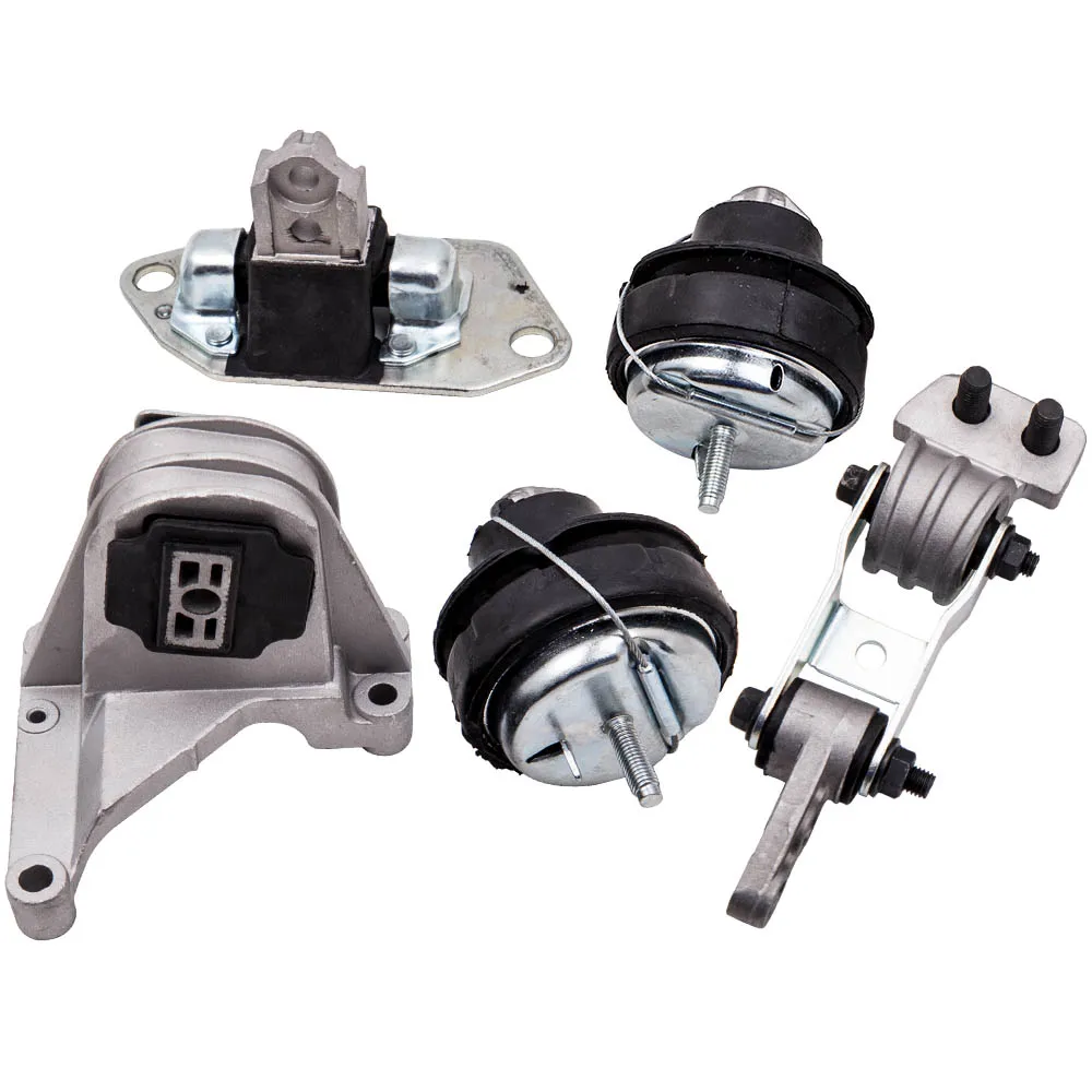 Set of 5 Engine Motor Mount Torque Rod Strut Mount For Volvo S60 V70 XC70 XC90 30680770