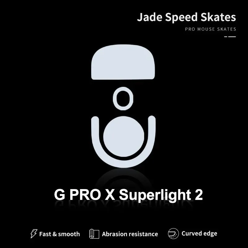 로지텍 G Pro X Superlight 2용 제이드 스피드 PTFE 마우스 스테이..