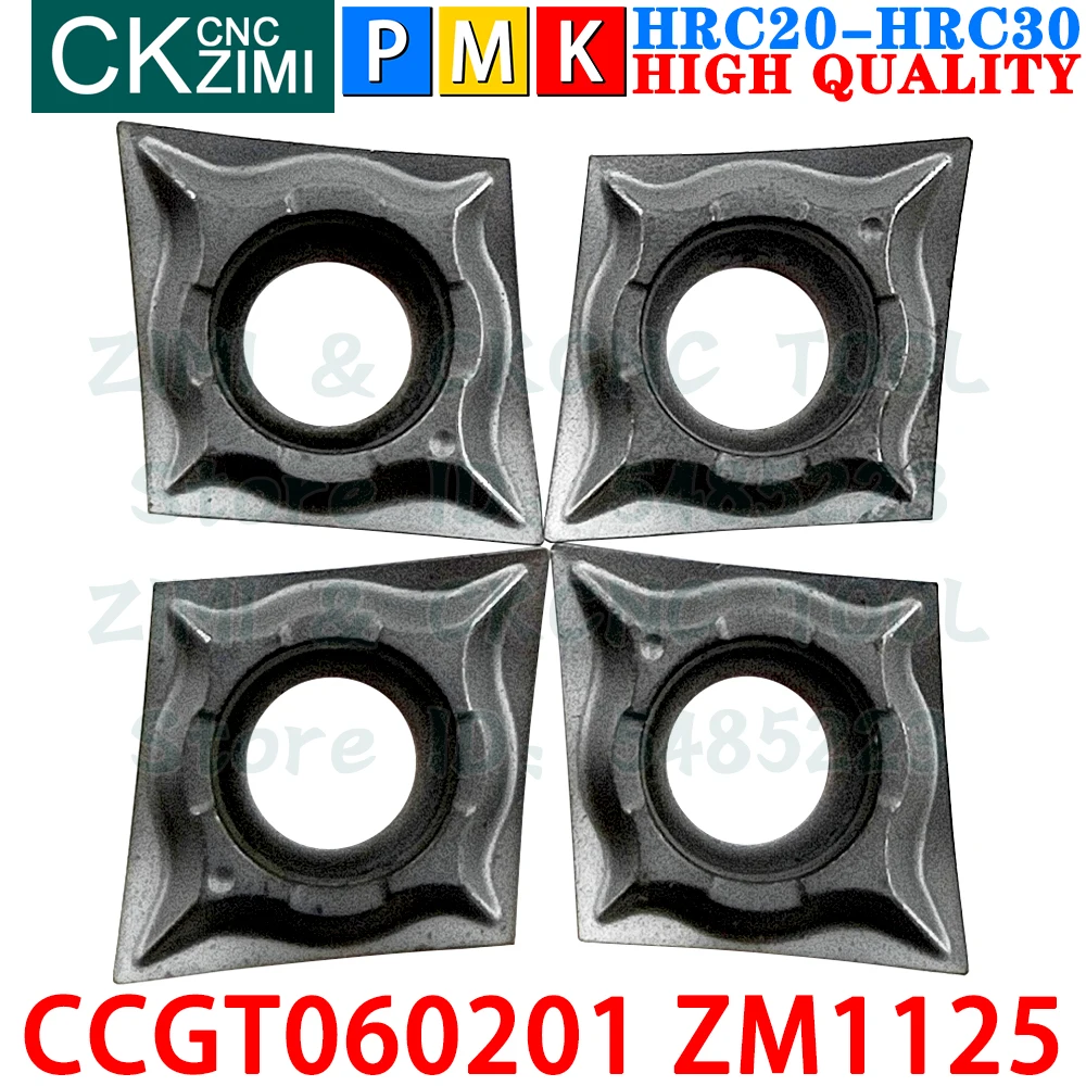 

CCGT060201 ZM1125 CCGT 060201 Carbide Inserts Finishing External Turning Inserts Tools CNC Mechanical Metal Lathe Cutting Tools