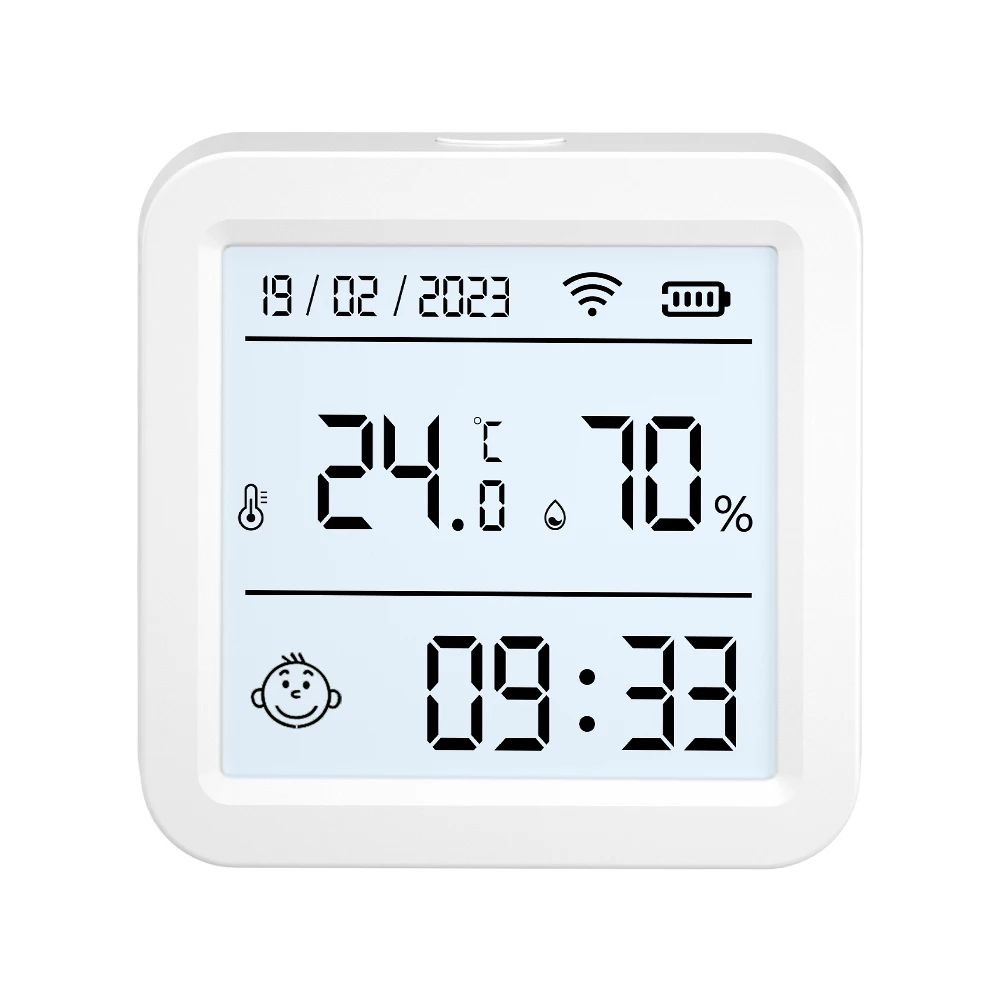 Tuya Smart WIFI Temperature and Humidity Sensor Hygrometer Thermometer with LCD