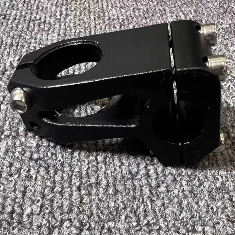 어린이 자전거 스템 야외 알루미늄 합금 블랙 부품, 25.4mm, 22.2mm 핸들 바 하이 퀄리티, 200g, 60mm 길이