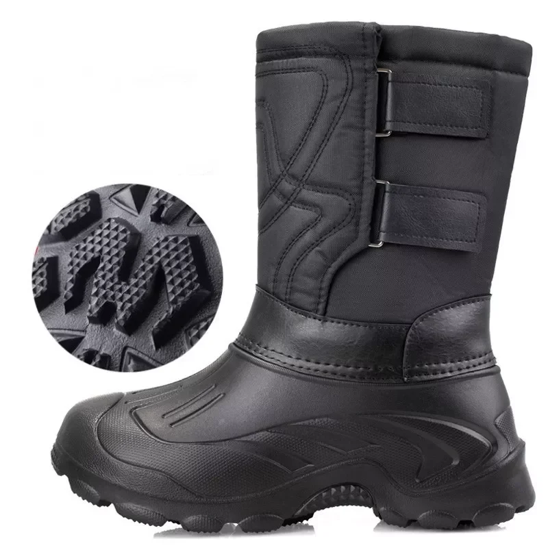 Tanie I zimowe męskie wodoodporne buty śnieżne dla mężczyzn wędkarskie buty