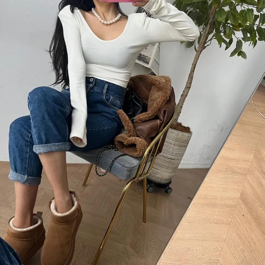 ZHISILAO Fashion High Waist Straight Jeans for Women Boyfriend Mom Harem Denim Pants Streetwear 2023
