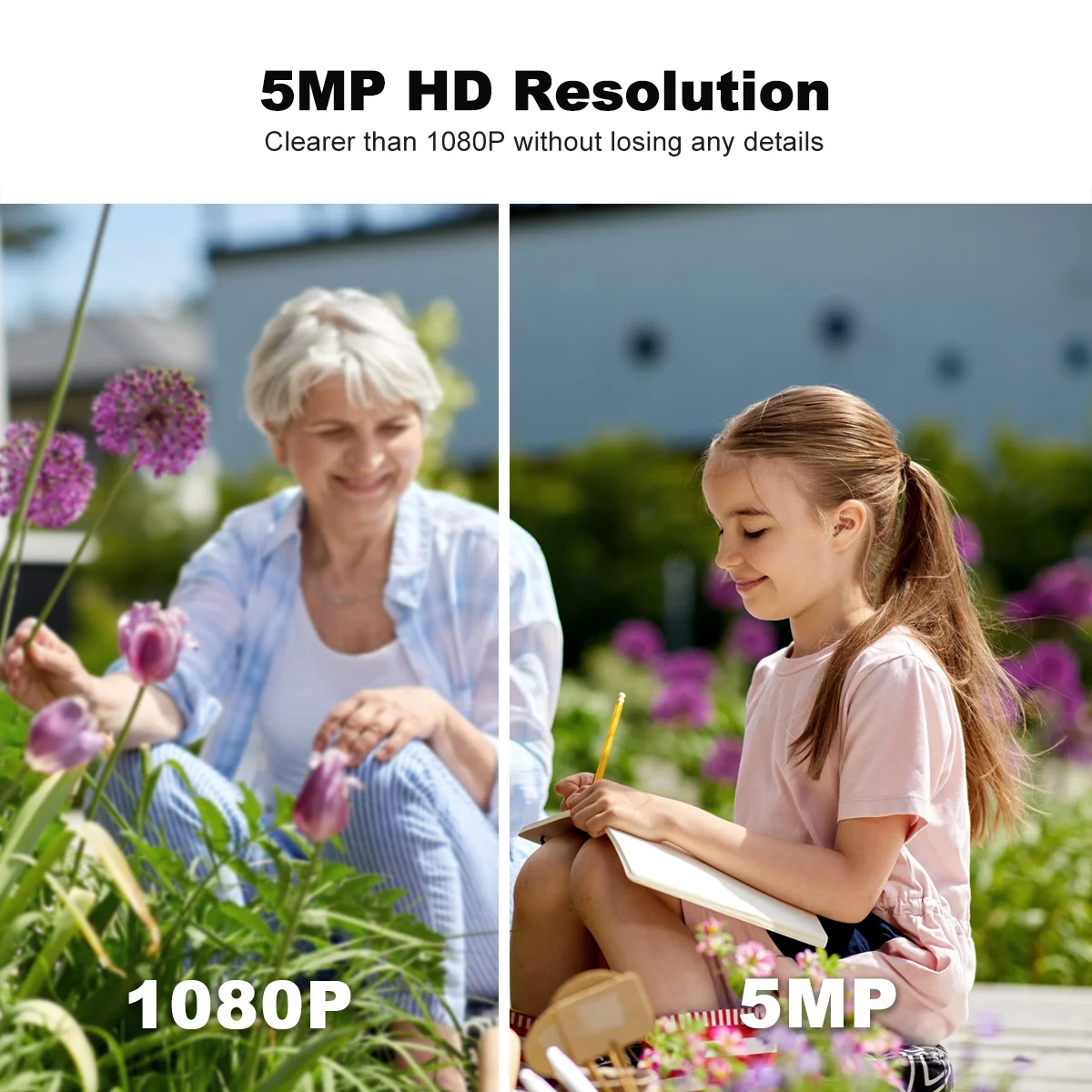 SriHome New Release SH065 5MP Mini 5G Wifi IP Camera Waterproof Video Surveillance Security Outdoor Color Night Vision CCTV Cam 2