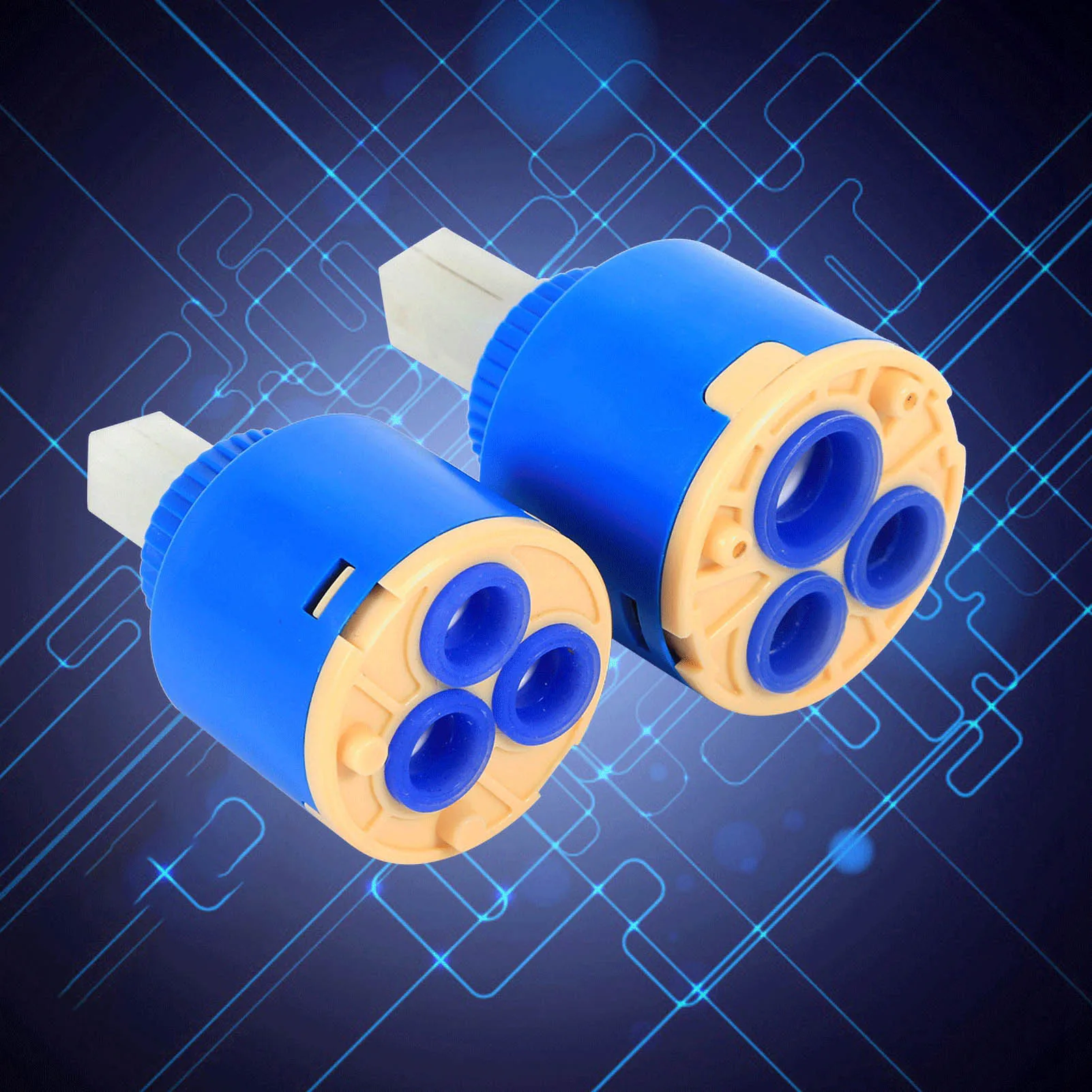 35/40mm Ceramic Disc Cartridge Mixer Faucet Water Saving Cartridge Faucet Disc Valve Pp Plastic Ceramic Cartridges For Mixer faucet cartridge,mixer tap replacement,ceramic discs kit