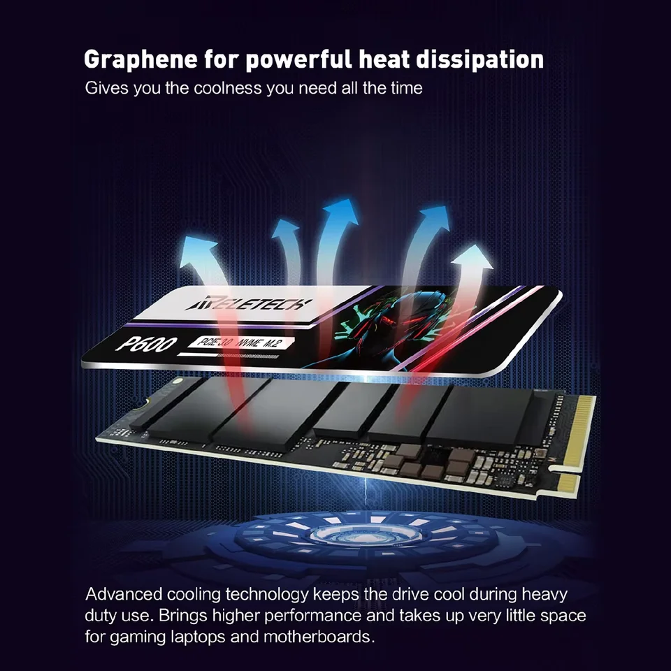 内蔵型SSD Reletech P600 M.2 SSD 2TB NVMe PCIe Reletech P600 M.2 2280 PCIe Gen3x4 NVMe SSD_Reletech