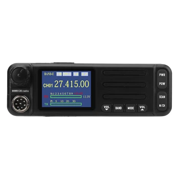 HamGeek 6699-CB Radio 1-30MHz/21-30MHz Mobile Radio Supporting FM/AM/CW/SSB Modes with Microphone 2